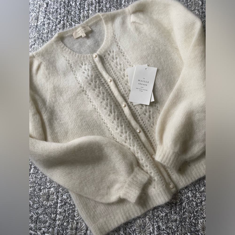 NWT Egide Cardigan in Ecru